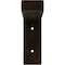 Ekena Millwork Steel Truss Shelf Bracket, Antiqued Brass 2"W x 6"D x 6 1/4"H BKTM02X06X06TSABS - alternate 10